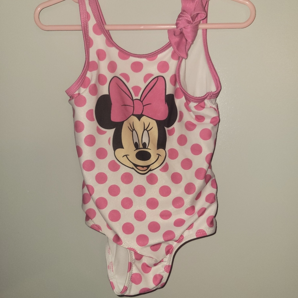 2T Minnie Mouse Swimsuit and cover up
